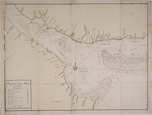 Mapa do Rio Prata em 1777